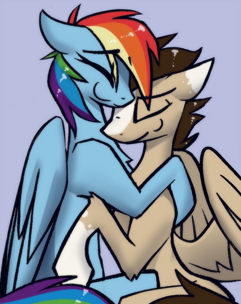 Rainbow dash x oc