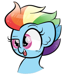 Size: 640x747 | Tagged: safe, artist:sugarcloud12, rainbow dash, pegasus, pony, g4, alternate hairstyle, simple background, solo, transparent background