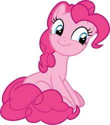 Size: 3000x3408 | Tagged: safe, artist:cloudy glow, pinkie pie, earth pony, pony, g4, the last problem, .ai available, high res, simple background, solo, transparent background, vector