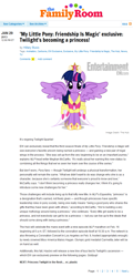 Size: 621x1291 | Tagged: safe, twilight sparkle, alicorn, pony, g4, magical mystery cure, 2013, alicorn drama, article, entertainment weekly, female, it begins, looking at you, magical mystery cure 10th anniversary, mare, pony history, smiling, solo, spread wings, text, twilight sparkle (alicorn), watermark, wings