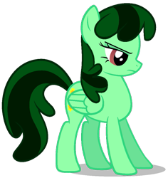 Size: 699x739 | Tagged: safe, artist:drewdini, oc, oc:miss blossomforth, pegasus, pony, fanfic:rainbow factory, rainbow dash presents, captain hook the biker gorilla, fanfic art, female, flower, frown, mare, not cheerilee, pegasus oc, shadow, simple background, transparent background, unamused, wings