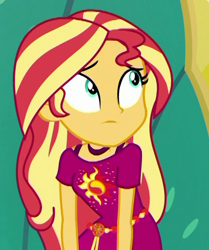 Size: 408x488 | Tagged: safe, screencap, sunset shimmer, human, equestria girls, equestria girls specials, g4, my little pony equestria girls: better together, my little pony equestria girls: spring breakdown, cropped, cruise outfit, solo