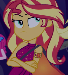 Size: 971x1080 | Tagged: safe, screencap, applejack, pinkie pie, sunset shimmer, human, equestria girls, equestria girls specials, g4, my little pony equestria girls: better together, my little pony equestria girls: spring breakdown, cropped, cruise outfit