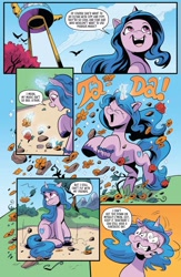 Size: 1080x1660 | Tagged: safe, artist:andy price, idw, izzy moonbow, pony, unicorn, g5, spoiler:comic, spoiler:g5comic, spoiler:g5comic08, ta-da!