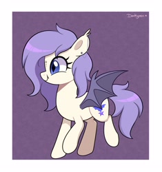 Size: 3100x3300 | Tagged: safe, artist:darkynez, oc, oc only, bat pony, pony, happy, high res, smiling, solo, spread wings, wings