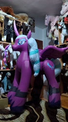 Size: 2574x4576 | Tagged: safe, opaline arcana, alicorn, inflatable pony, pegasus, pony, unicorn, g5, my little pony: a new generation, spoiler:g5, bootleg, female, hongyi, inflatable, inflatable toy, mare, solo
