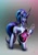 Size: 1448x2048 | Tagged: safe, artist:itxi_izalith, oc, pony, unicorn, electric guitar, guitar, musical instrument, smiling, solo