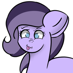 Size: 5000x5000 | Tagged: safe, artist:houndy, oc, oc only, oc:jester quinn, bat pony, :p, bat pony oc, bust, cute, simple background, solo, tongue out, transparent background