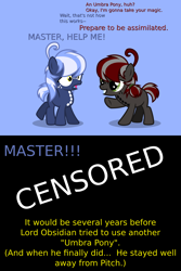 Size: 4000x6000 | Tagged: safe, artist:cranberry-tofu, oc, oc:squeaky pitch, earth pony, original species, pony, umbra pony, female, filly, foal, self paradox, self ponidox