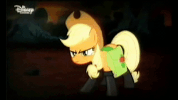 Size: 640x360 | Tagged: safe, edit, edited screencap, screencap, applejack, chimera sisters, chimera, earth pony, pony, g4, somepony to watch over me, animated, disney channel, ear piercing, earring, eating, fire swamp, german, jewelry, majestic as fuck, miraculous ladybug, multiple heads, piercing, ricotta, sleeping, smiling, sound, stuck, three heads, throwing, voice actor joke, webm