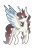 Size: 1499x2049 | Tagged: safe, artist:darbypop1, oc, oc only, oc:darby, alicorn, pony, colored wings, fusion, nathan chen, ponified, simple background, solo, transparent background, two toned wings, wings