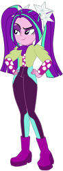 Size: 1626x4401 | Tagged: safe, artist:gmaplay, aria blaze, human, equestria girls, g4, greenbutt pants, music festival outfit, simple background, solo, transparent background