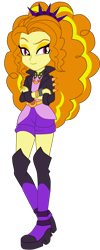 Size: 1672x4168 | Tagged: safe, artist:gmaplay, adagio dazzle, equestria girls, boots, music festival outfit, shoes, simple background, solo, transparent background
