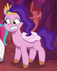 Size: 933x1166 | Tagged: safe, screencap, pipp petals, zipp storm, pegasus, pony, firework-ing together, g5, my little pony: tell your tale, spoiler:tyts01e42, cropped, duo, duo female, female, offscreen character, offscreen female