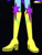 Size: 425x552 | Tagged: safe, princess flurry heart, human, equestria girls, g4, black background, boots, boots shot, crystal guardian, high heel boots, legs, pictures of legs, shoes, simple background, solo