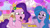 Size: 3072x1727 | Tagged: safe, screencap, izzy moonbow, pipp petals, pegasus, pony, unicorn, bridlewood spog, g5, my little pony: tell your tale, spoiler:g5, spoiler:my little pony: tell your tale, spoiler:tyts01e43, :o, cellphone, duo, duo female, female, high res, mare, nervous, nervous sweat, open mouth, open smile, phone, smartphone, smiling, sweat, sweatdrop