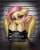 Size: 3073x3877 | Tagged: safe, artist:polnocnykot, fluttershy, pegasus, pony, g4, bipedal, female, high res, holiday, kiss mark, lipstick, looking at you, mare, mugshot, valentine's day