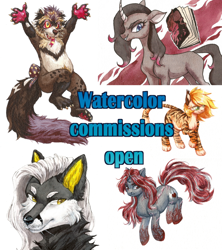 Size: 800x900 | Tagged: safe, artist:renka2802, pony, advertisement, commission info, commissions open, solo