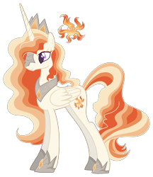 Size: 1657x1920 | Tagged: safe, artist:lanternik, princess celestia, alicorn, pony, g4, alternate design, base used, demigirl, female, hoof shoes, jewelry, mare, peytral, princess shoes, redesign, simple background, slender, solo, tall, thin, tiara, transparent background