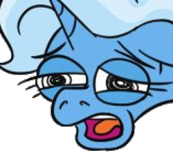 Size: 471x447 | Tagged: safe, edit, trixie, g4, pain, reaction image, simple background, solo, transparent background