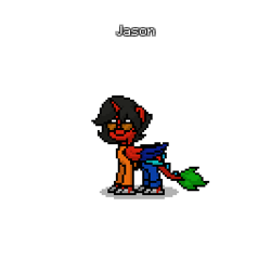 Size: 400x400 | Tagged: safe, artist:superwoodymatthew, oc, oc:jason dash, alicorn, pony, pony town, alicorn oc, game, horn, original character do not steal, red and black oc, simple background, solo, sword, weapon, wings
