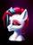 Size: 750x1008 | Tagged: safe, artist:runettamontbelle, zipp storm, pegasus, pony, g5, alternate design, alternate hairstyle, bust, female, lidded eyes, smiling, solo