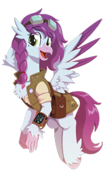 Size: 818x1326 | Tagged: safe, artist:willoillo, oc, oc only, oc:aella breeze, classical hippogriff, hippogriff, 2023 community collab, derpibooru community collaboration, hippogriff oc, simple background, solo, transparent background