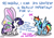 Size: 4093x2894 | Tagged: safe, artist:julunis14, rainbow dash, rarity, pegasus, pony, unicorn, series:my little honses, g4, my little pony: friendship is magic, sonic rainboom (episode), :v, butterfly wings, chest fluff, dialogue, digital art, duo, duo female, female, glimmer wings, high res, mare, misspelling, open mouth, parody, raribitch, scene interpretation, signature, silly, simple background, smiley face, spread wings, white background, wings