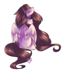 Size: 1707x1874 | Tagged: safe, artist:prettyshinegp, oc, oc only, pegasus, pony, looking back, pegasus oc, signature, simple background, solo, transparent background, wings