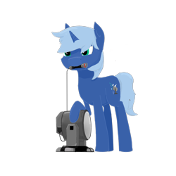 Size: 1700x1700 | Tagged: safe, artist:migesanwu, oc, oc only, pony, unicorn, 2023 community collab, derpibooru community collaboration, biting, horn, male, mouth hold, searchlight, simple background, solo, standing, transparent background, unicorn oc