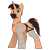 Size: 2350x2350 | Tagged: safe, artist:shido-tara, oc, oc only, oc:6-9, cyborg, pony, unicorn, 2023 community collab, derpibooru community collaboration, facial hair, high res, horn, scar, simple background, solo, transparent background, unicorn oc