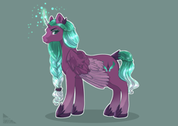 Size: 5787x4092 | Tagged: safe, artist:katarablankart, opaline arcana, alicorn, pony, g5, spoiler:g5, redesign, solo