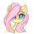 Size: 4096x4096 | Tagged: safe, artist:jfrxd, fluttershy, pegasus, pony, g4, absurd resolution, blushing, bust, cute, female, full face view, hair over one eye, looking at you, mare, shyabetes, simple background, smiling, smiling at you, solo, stray strand, white background