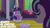 Size: 1920x1080 | Tagged: safe, edit, edited screencap, editor:quoterific, screencap, starlight glimmer, twilight sparkle, alicorn, pony, unicorn, g4, no second prances, duo, duo female, female, fork, knife, plate, spoon, table, twilight sparkle (alicorn), twilight's castle