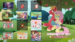 Size: 3839x2160 | Tagged: safe, anonymous artist, big macintosh, fluttershy, gentle breeze, nurse redheart, pinkie pie, posey shy, rarity, toe-tapper, torch song, oc, oc:late riser, bird, earth pony, pegasus, pony, turkey, unicorn, series:fm holidays, series:hearth's warming advent calendar 2022, g4, 2022, 4th of july, advent calendar, alcohol, alternate hairstyle, anime, anya forger, apple, apple tree, arbor day, art summary, baby, baby bottle, baby pony, basket, beach umbrella, bipedal, boat, book, bouquet, bowtie, braid, bronze medal, bucket, bunny ears, bush, calendar, caroling, champagne, champagne glass, christmas, clothes, cloudsdale, colt, cosplay, costume, crossdressing, crossed hooves, crossplay, cutie mark clothing, dress, easter, easter basket, easter egg, eyes closed, faic, family, father and son-in-law, father's day, faux pas, female, fire extinguisher, fireworks, first aid kit, fishing, fishing hook, fishing rod, floppy ears, flower, fluttershy's cottage, foal, food, frog (hoof), funny background event, gold medal, grandfather clock, grin, halloween, halloween costume, happy, happy new year, happy new year 2022, hat, high res, holding a pony, holiday, holly, hood, hoof hold, hoof on face, hoof on head, hoof on shoulder, hook, katakana, knitting needles, labor day, lifejacket, lineless, loid forger, male, mare, marshmelodrama, medal, mother and child, mother and daughter, mother and son-in-law, mother's day, mouth hold, necktie, nervous, nervous smile, new year, no pupils, nuzzling, offspring, open mouth, open smile, outdoors, pacifier, pajamas, parent:big macintosh, parent:fluttershy, parents:fluttermac, path, pegasus oc, picnic blanket, podium, pointy ponies, ponytones, pouting, rarity being rarity, reading, school uniform, screaming, searching, shawl, ship:fluttermac, shipping, silver medal, singing, sitting, sleeping, smiling, snow, sparkler (firework), spy x family, squishy cheeks, stage, stallion, straight, suit, summary, swaddling, sweat, sweatdrop, tape, text, thanksgiving, tongue out, top hat, tree, trophy, turtleneck, unamused, under the tree, underhoof, watergun, waving, wavy mouth, wine, yor forger, yorshy