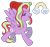 Size: 1280x1212 | Tagged: safe, artist:lanternik, oc, oc only, pegasus, pony, base used, offspring, parent:flitter, parent:short fuse, pegasus oc, simple background, solo, transparent background