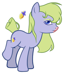 Size: 1114x1282 | Tagged: safe, artist:lanternik, limestone pie, earth pony, pony, g4, base used, female, mare, red nose, redesign, simple background, solo, transparent background
