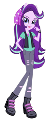 Size: 813x2000 | Tagged: safe, artist:princesscreation345, starlight glimmer, equestria girls, g4, full body, lipstick, looking at you, simple background, smiling, smiling at you, solo, standing, transparent background