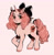 Size: 1932x1988 | Tagged: safe, artist:swollenbabyfat, oc, oc only, oc:love drawn, pony, unicorn, big bow, black bow, blush lines, blushing, bow, choker, colored hooves, curly mane, curly tail, curved horn, eyelashes, female, full body, hair bow, heart choker, hooves, horn, long mane, long tail, mare, pink background, pink coat, pink hooves, pink mane, pink tail, ponysona, raised hoof, ringlets, simple background, solo, standing, standing on three hooves, tail, unicorn horn, unicorn oc