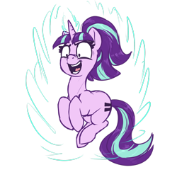 Size: 3000x3000 | Tagged: safe, artist:t72b, starlight glimmer, pony, unicorn, g4, crazy eyes, equal cutie mark, faic, female, floating, glowing, glowing horn, high res, horn, magic, mare, open mouth, powering up, s5 starlight, simple background, solo, transparent background