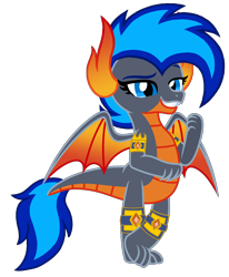 Size: 2016x2448 | Tagged: safe, artist:motownwarrior01, artist:starshade, oc, oc only, oc:azure, dragon, base used, claws, clone, cute, dragon oc, dragoness, female, high res, horns, jewelry, non-pony oc, simple background, smiling, solo, spread wings, tail, transparent background, wings