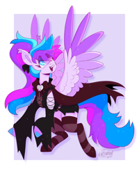 Size: 2000x2500 | Tagged: safe, artist:lionbun, derpibooru exclusive, oc, oc:seafoam bay, pegasus, pony, undead, vampire, cape, clothes, costume, cute, dress, female, gothic, high res, mare, nightmare night, outfit