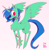 Size: 1895x1946 | Tagged: safe, artist:fishtaildraws, oc, oc only, alicorn, pony, choker, cute, druid, female, gradient background, nature, solo, thin legs