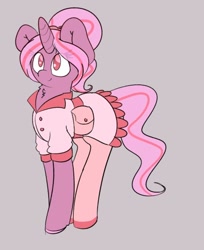 Size: 462x566 | Tagged: safe, artist:umbreow, oc, oc:serenity song, pony, unicorn, clothes, female, mare, socks, solo