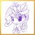 Size: 960x960 | Tagged: safe, artist:co306012, rarity, pony, unicorn, g4, bust, hat, monochrome, simple background, sketch, smiling, smirk, solo