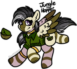 Size: 1718x1541 | Tagged: safe, artist:sexygoatgod, oc, oc only, hybrid, pegasus, pony, zony, adoptable, female, interspecies offspring, magical lesbian spawn, offspring, parent:daring do, parent:zecora, parents:daringcora, simple background, solo, transparent background