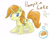 Size: 1280x1024 | Tagged: safe, artist:redheadfly, pumpkin cake, pony, tumblr:ask-adultscootaloo, g4, older, simple background, solo, white background