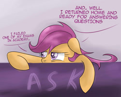Size: 1280x1024 | Tagged: safe, artist:redheadfly, scootaloo, pony, tumblr:ask-adultscootaloo, g4, older, solo