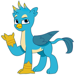 Size: 1200x1200 | Tagged: safe, artist:prixy05, gallus, griffon, g4, g5, my little pony: tell your tale, g4 to g5, generation leap, simple background, solo, transparent background, vector