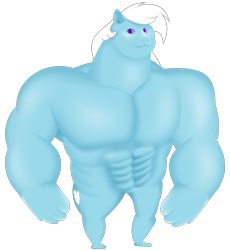 Size: 1556x1688 | Tagged: safe, artist:feather_bloom, oc, oc:feather bloom(fb), oc:feather_bloom, pegasus, pony, buff, doge, funny, meme, muscles, simple background, solo, swole, swole doge vs cheems, transparent background